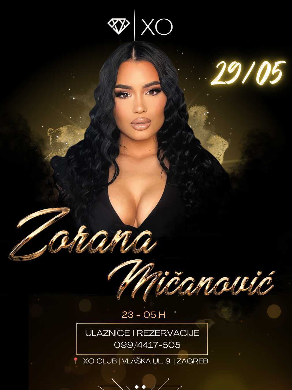 ZORANA MIĆANOVIĆ @ XO CLUB ZAGREB