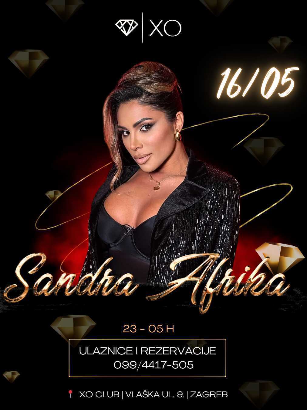 SANDRA AFRIKA @ XO CLUB ZAGREB
